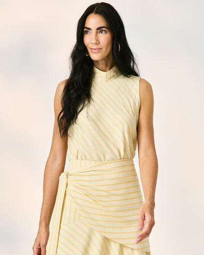 Regata Listrada De Viscose Gola Alta 92628