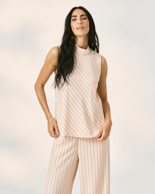 Regata Listrada De Viscose Gola Alta 92628