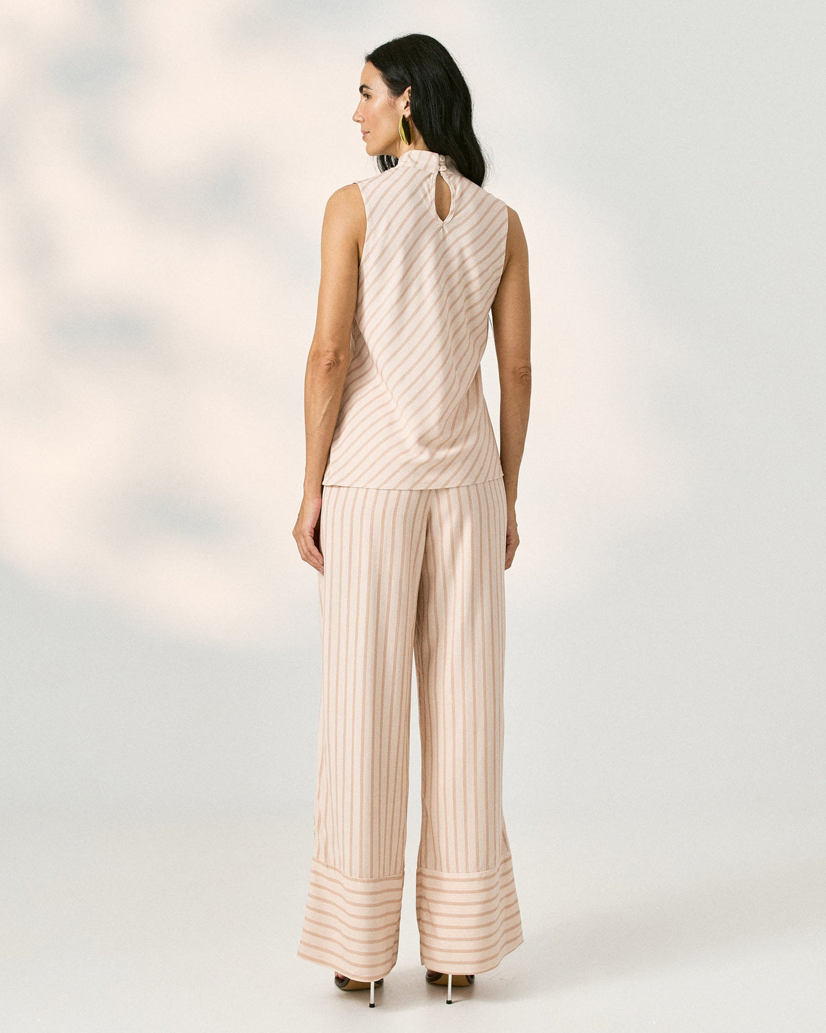 Regata Listrada De Viscose Gola Alta 92628