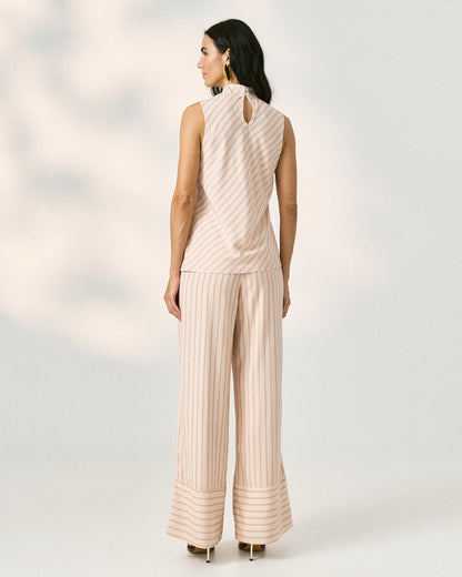 Regata Listrada De Viscose Gola Alta 92628