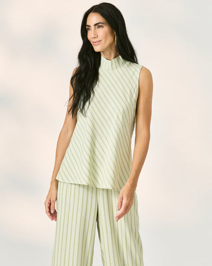 Regata Listrada De Viscose Gola Alta 92628
