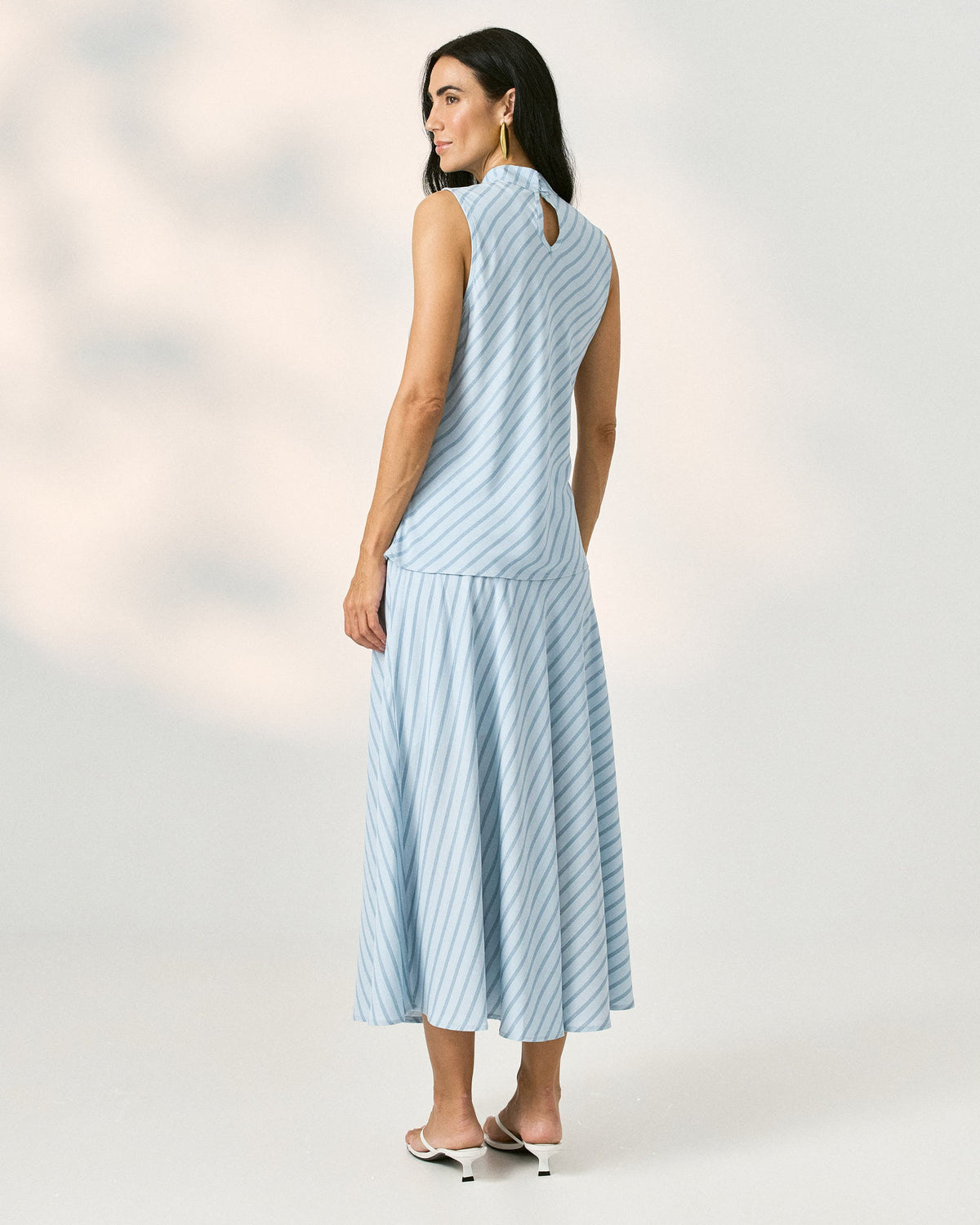 Regata Listrada De Viscose Gola Alta 92628