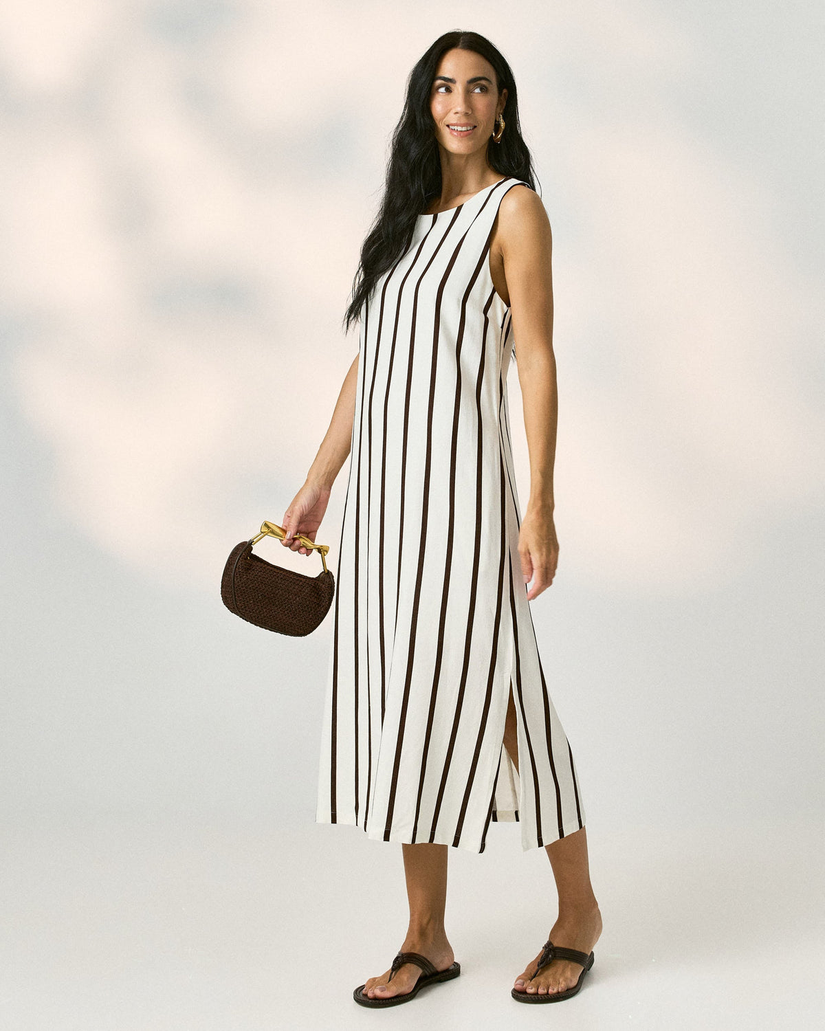 Vestido Midi De Linho 91453