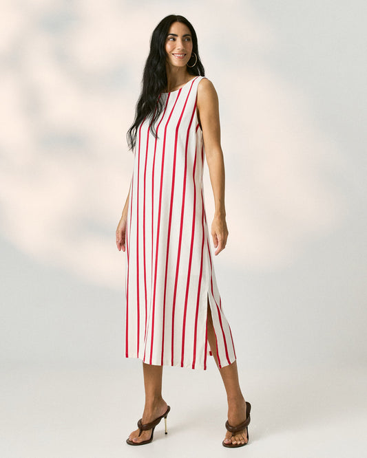 Vestido Midi De Linho 91453