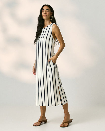 Vestido Midi De Linho 91453