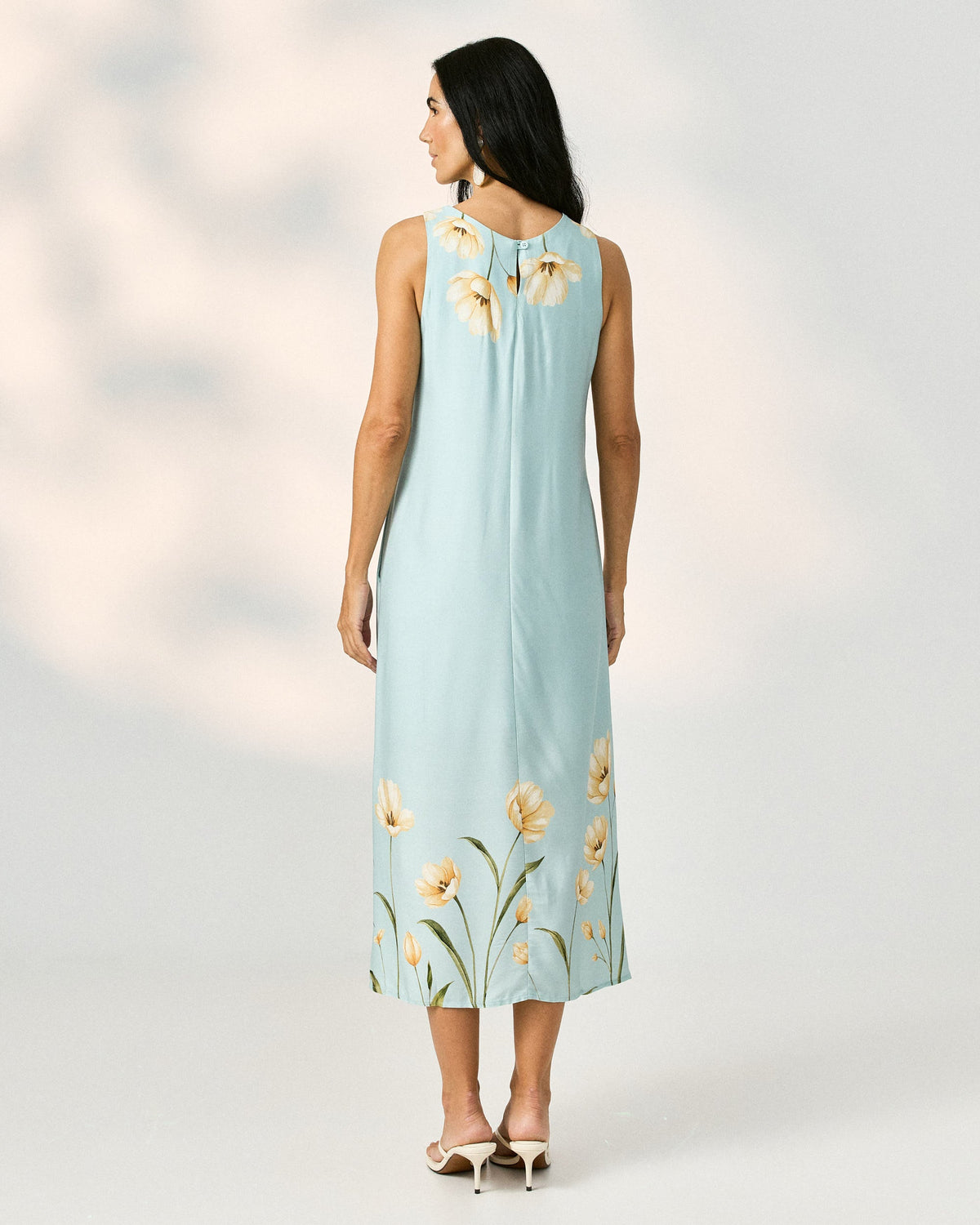 Vestido Midi Regatão Estampado 90508
