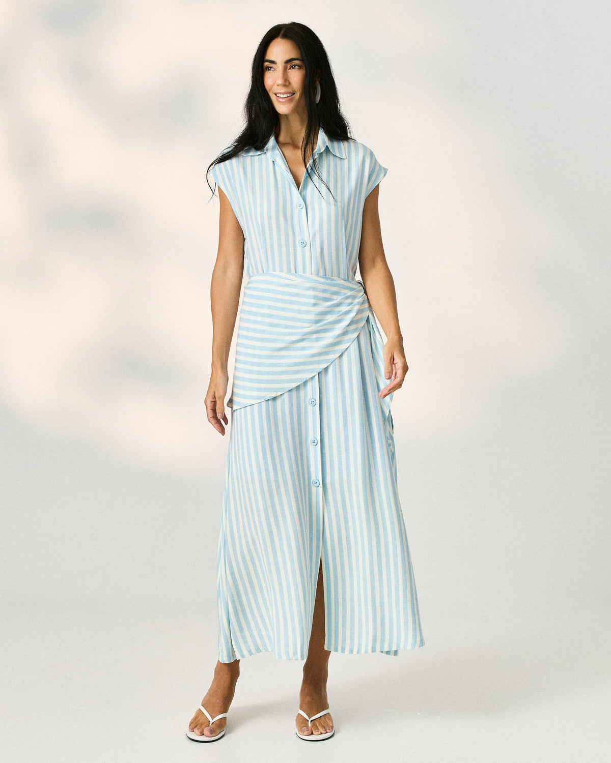 Vestido Midi Listrado 92760