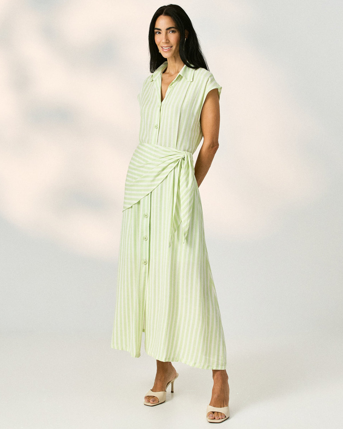 Vestido Midi Listrado 92760