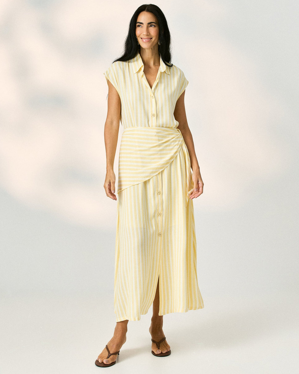 Vestido Midi Listrado 92760