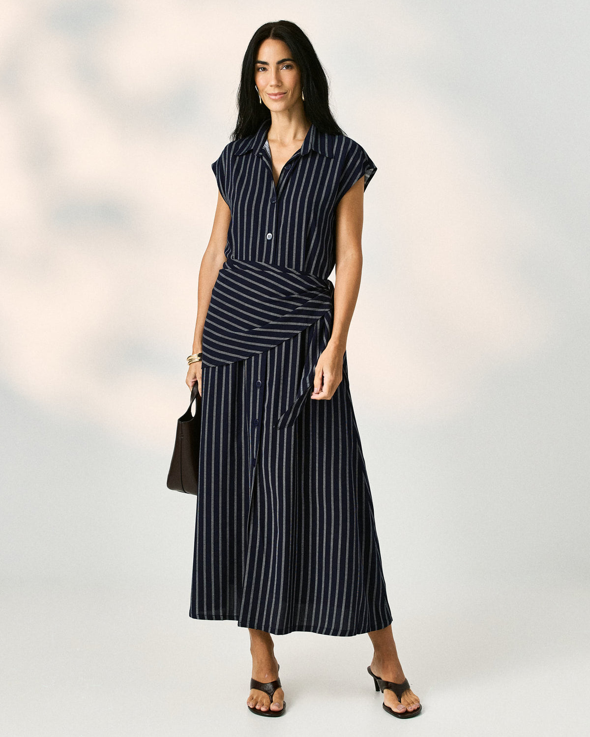 Vestido Midi Listrado 92760