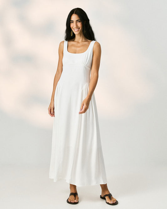 Vestido Decote U Alça Larga 92730