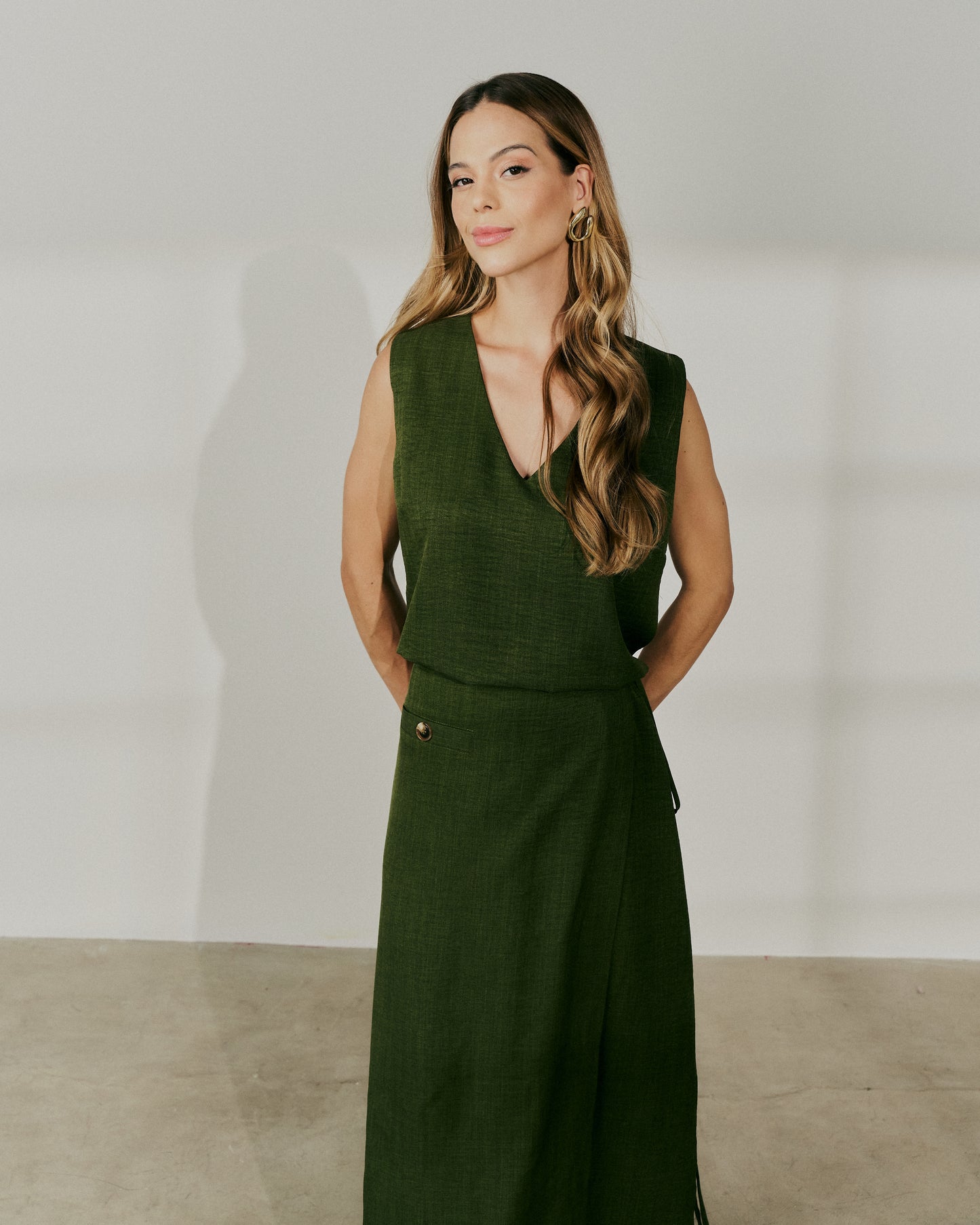 Vestido Longo Transpasse 90710