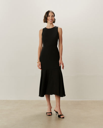 Vestido Midi Acinturado 09021