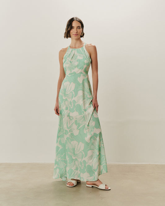 Vestido Longo Estampado 80256