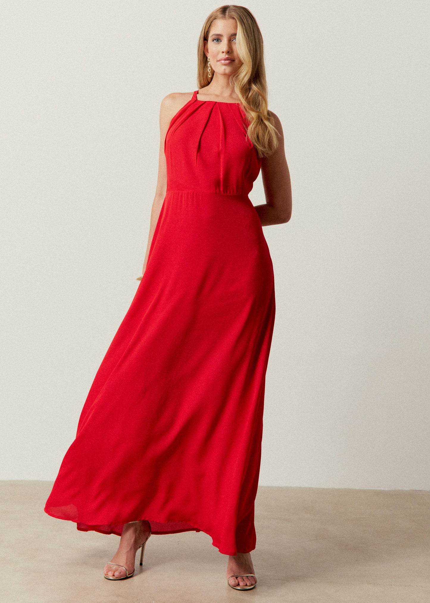 Vestido Longo Alça Larga Liso 80251