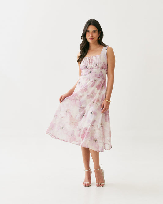 Vestido Midi Estampado 91790
