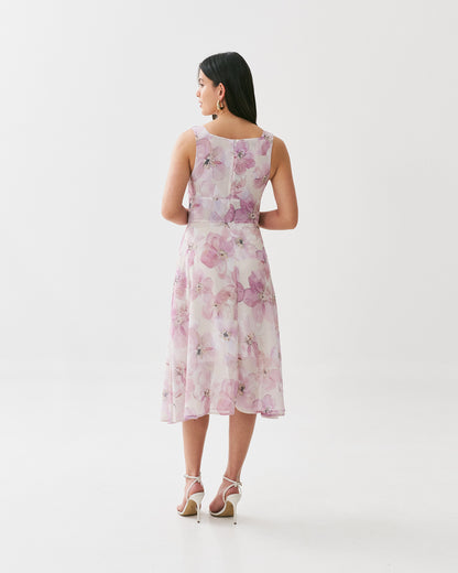 Vestido Midi Estampado 91790