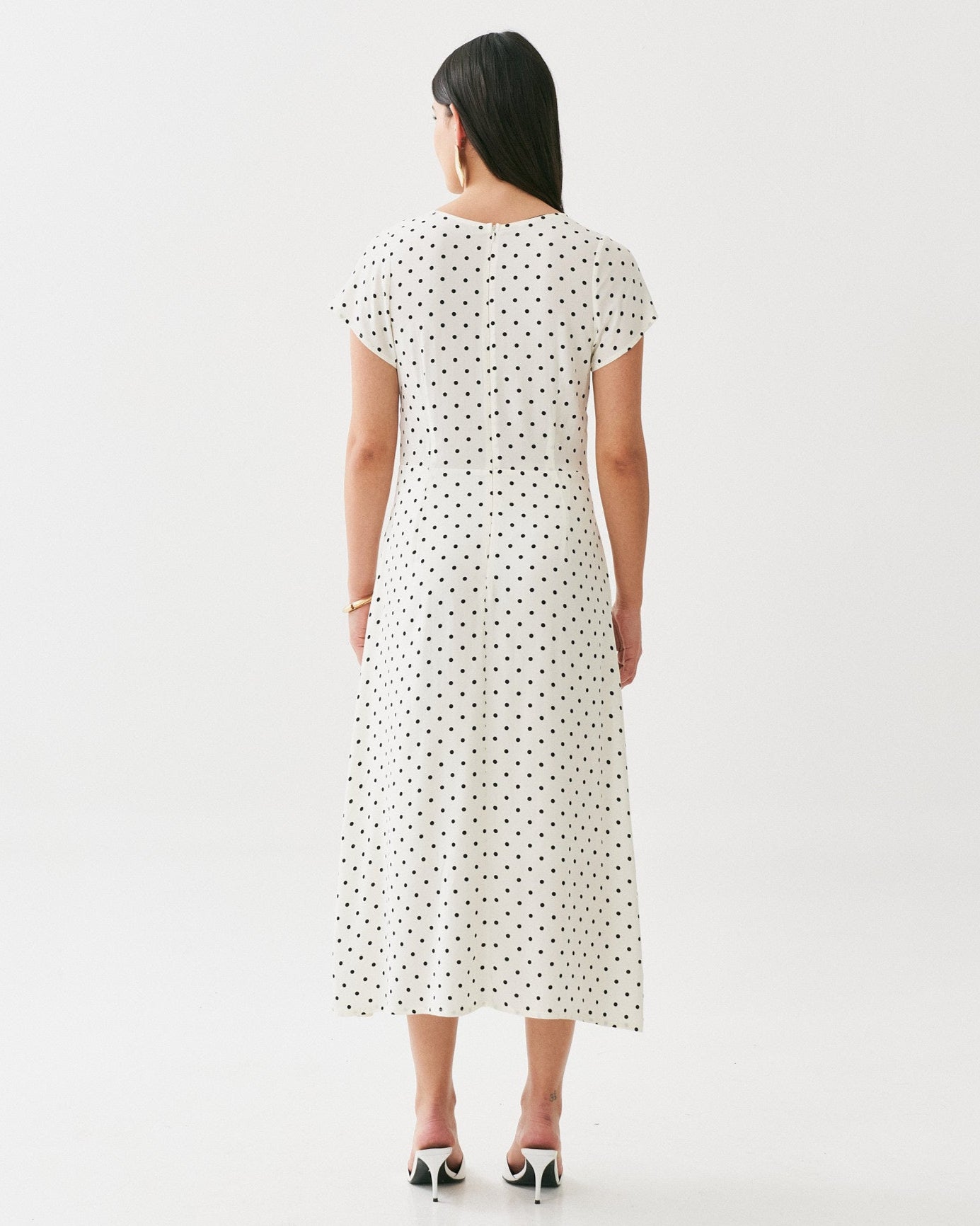 Vestido Midi de Poá 91850