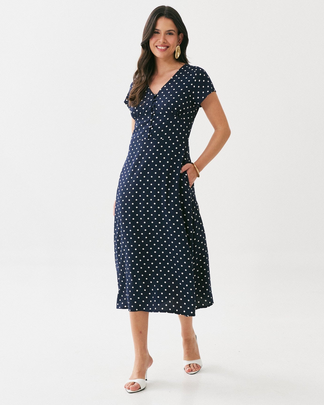 Vestido Midi de Poá 91850