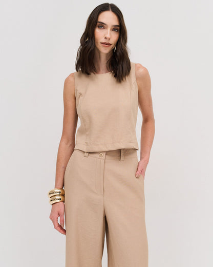 Conjunto Calça e Cropped 91272