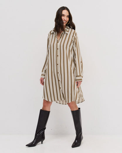 Chemise Listrado Manga Longa 92150
