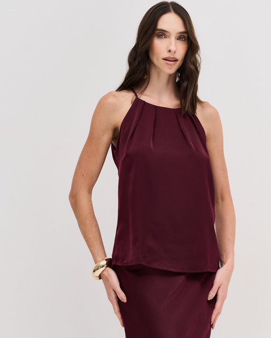 Regata Alça Fina Lisa Cetim 48828